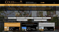 Desktop Screenshot of colespain.com